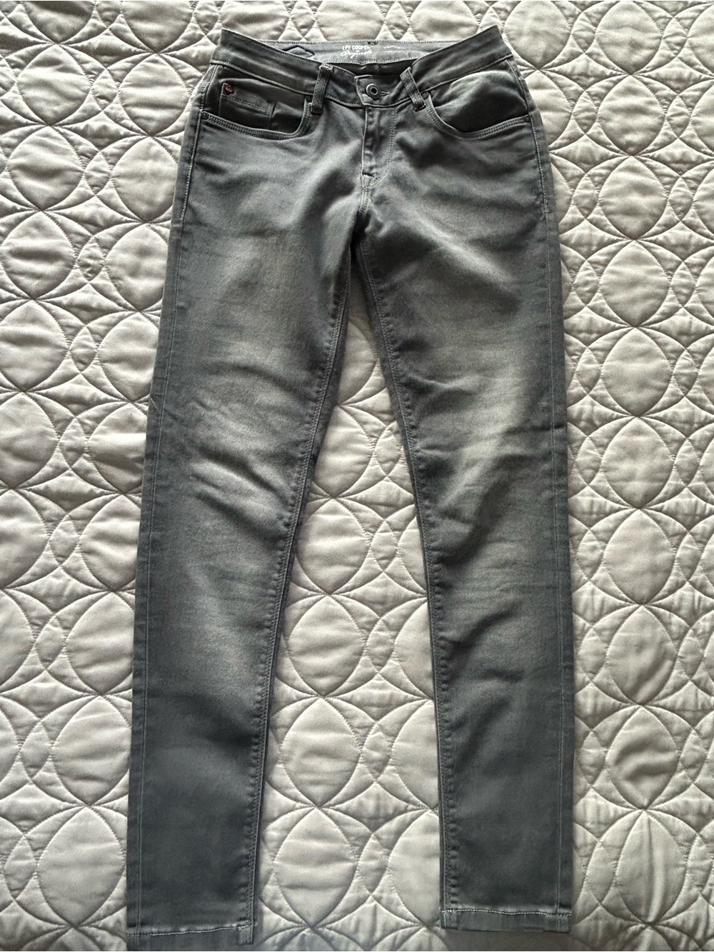Lee Cooper Originals Alexi Grey Skinny Jeans W26 Low Rise